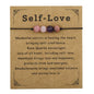 yfstyle Crystal Healing Stones Bracelets for Women & Men - Amethyst Anxiety Protection Bracelets - Natural Gemstones Jewelry Gifts - color: Self Love2