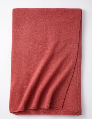 Soft Cashmere Blend Wrap Chic Scarf Stole for Women Wayfarer Travel Extra Large 87"x28" - color: Old Red