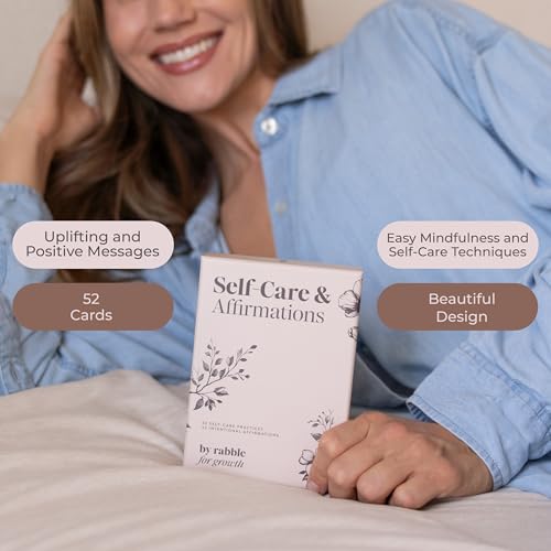 Self-Care and Affirmations Deck - 52 Affirmations and 52 Self Care Exercises