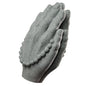 Sandstone Hand Figurine with Buddha Beads, Small Zen Meditation Sculpture for Home Décor, Retro Tabletop Sandstone Craft Accent for Living Room and Tea Ceremony