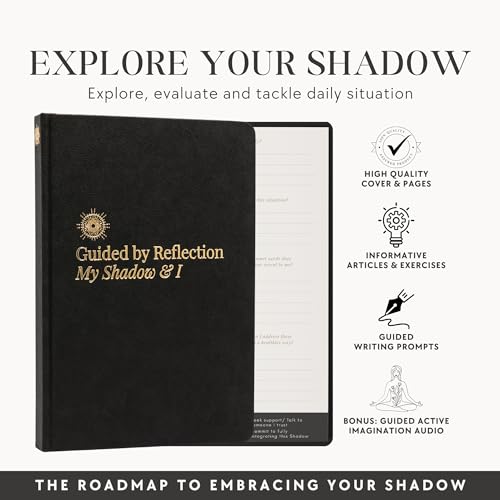 Shadow Work Journal & Workbook (Premium) for Personal Growth, Healing - Guided Audio, Exercises for Self-Reflection, Inspired by Carl Jung, Mindfulness & Mental Health