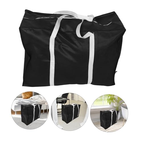 Reinforced Clothes Storage Bag Large Duffle Bag Zipper for Moving Comforter and Home Organization