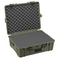 Condition 1 25" Large Waterproof Hard Case Model 839 with Foam, Portable Protective Storage Box for Travel, Hunting, Military, Tactical, Made in USA, 24.50"x 19.46"x8.41" Ranger Green - color: Ranger Green
