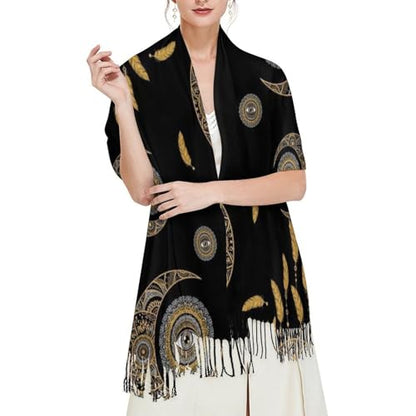 Big Oversized Long Scarves Pashmina Shawl Wrap Women gifts - color: Picture (641)