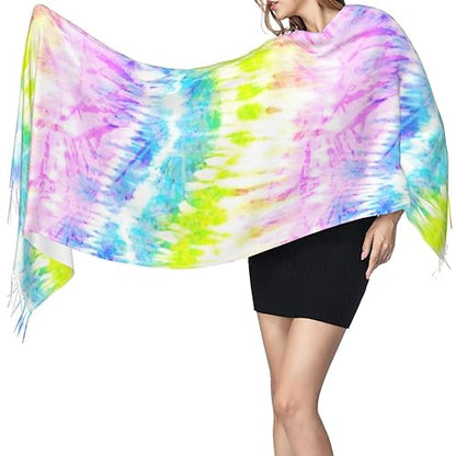 Supdreamc Cashmere Feel Scarf Soft Women Warm Cozy Scarves Multiple Colors - color: Picture (181)