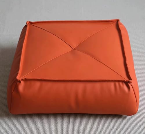 Meditation Cushion - Comfortable Floor Pillow - Meditation Pillow - Large Floor Cushion Seating for Adults - Premium Yoga(Size:45×45×15cm,Color:orange2) - color: Orange2, size: 45×45×15cm