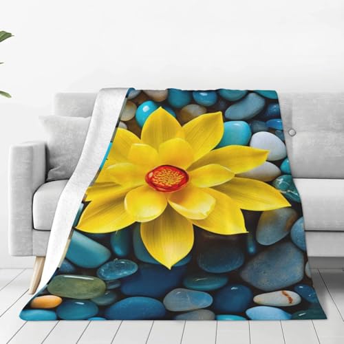Zen Blanket Anti Pilling Throw Yoga Spa Meditation Spiritual Fleece Flannel Lightweight Cozy Bedspread Living Room Women Adults and Kids Bed Sofa 60"X50" - color: Zen1