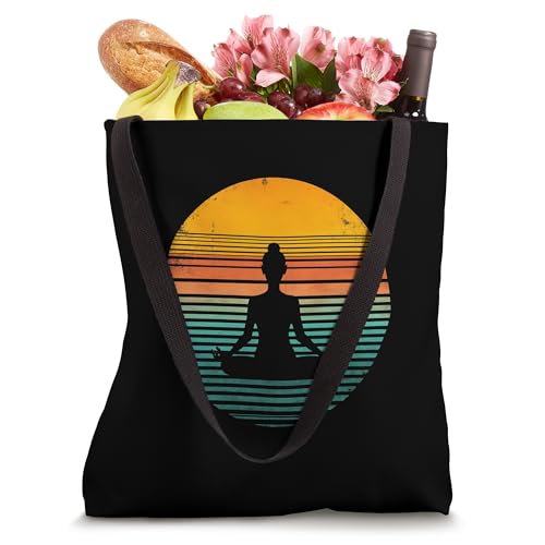 Vintage Meditation Tote Bag