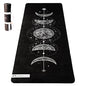 Yoga Mat With Strap 5mm Non Slip Suede & TPE - Eco-Friendly Fitness & Exercise Mat for Home Gym, Pilates, Hot Yoga, and Meditation - Lightweight Durable 72 x 24 inch Workout Mat for Women, Men - color: Black