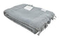 Stonewashed Turkish Throw Blanket - 100% Organic Turkish Cotton - 80" x 48" - Soft, Lightweight, Cozy - for Love Seat, Sofa, Picnic, Yoga - Sand Free Absorbent Beach Blanket - Denim - color: Large Denim (80" X 48")