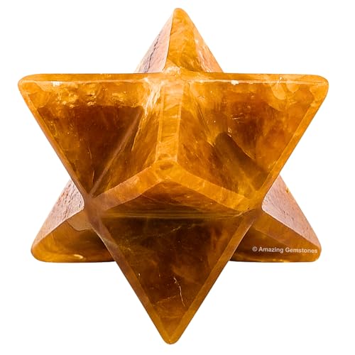 Amazing Gemstone Red Aventurine Merkaba Crystal - 0.75 Inches Metaphysical Merkaba Star for Meditation - Energetic Tetrahedron Crystal and Healing Stones for Spiritual Growth and Healing (15-20mm) - color: Red Aventurine, size: 15-20 mm