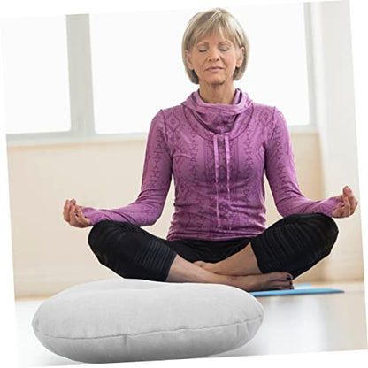 Meditation Yoga Seat Mat Pillow Multifunctional Cushion Practical Meditation Mat Grey Cushions
