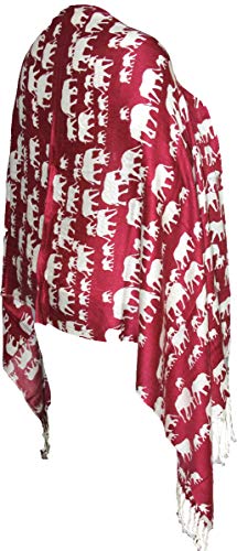 Oversize Scarf Reversible Stole Meditation Shawl Wool Throw Shawl or Wrap Unisex Earth-tone Indian Blanket 5529