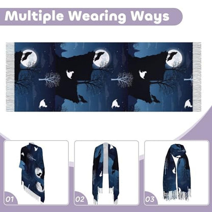 Autumn Winter Pashmina Shawls Wraps Scarf for Woman Girl - color: Picture (620)
