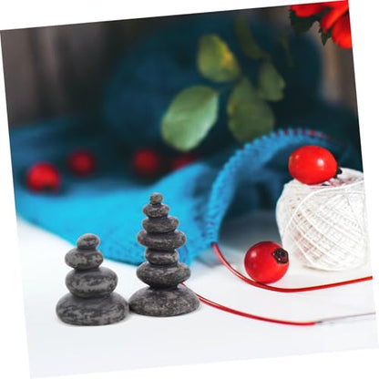 20pcs Japanese Garden Zen Home Decor Handmade Balancing Stone Statues for Fish Tank Rockery