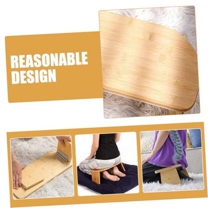 Mipcase Meditation Stool Foldable Non-Skid Kneel Stool Compact Portable Yoga Bench for Home and Travel