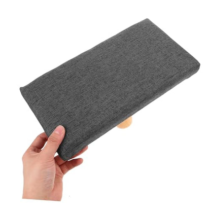 Mobestech Bench Cushion Seat for Comfortable Seiza Position Grey Stool for Prayer and Balance Exercises