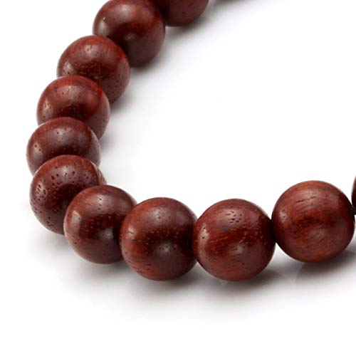 Men Women Wooden Bead Bracelet Natural Wood Yoga Bracelet Bangle - color: E:6pcs 8mm