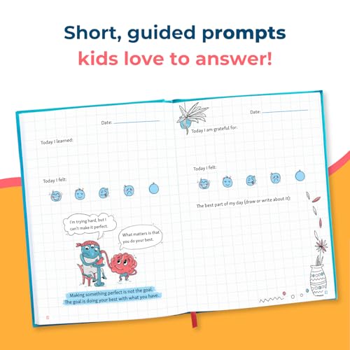 Big Life Journal – Daily Journal for Kids (Ages 5–11) – Guided Growth Mindset Workbook with Daily Prompts & Activities to Build Confidence, Gratitude & Positive Thinking – Gift for Boys & Girls (Green) - color: Green