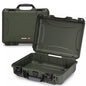 NANUK 910 Empty Waterproof Hard Case – 14.3” x 11.1” x 4.7”, Protective Case for Gear – Impact-Resistant, Dustproof, Airline Carry-On Approved – Made in Canada, Olive - color: Olive, style: Empty