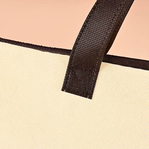 Handbag Dust Bag Purse Protector Beige Multifunctional Storage Organizer for Towels Bed Sheets Pillow Gloves Pillowcase- 55x45x15cm