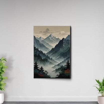 Japanese Wall Art, Minimalist Wall Art, Neutral Abstract Art, Modern Minimalist, Zen Wall Art, Zen Printed Wall Art, Japanese Art Print, Canvas, Decor
