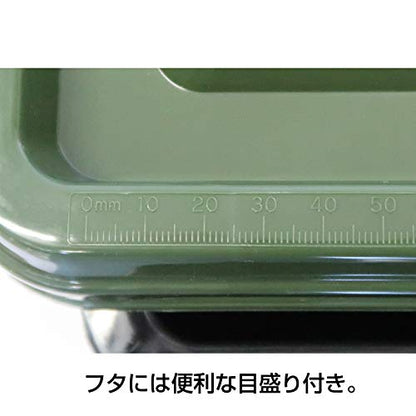 アステージ JEJ Astage Storage Box [X Series NT Box #25], Black Green, Disaster Prevention, Width 11.6 x Depth 17.3 x Height 10.2 inches (29.5 x 44 x 26 cm), Made in Japan, Stacked