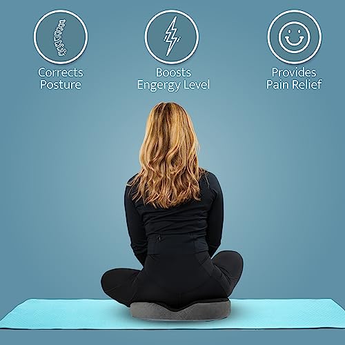 Gel Donut Pillow | Lifting Cushion | Donut Cushion for Tailbone Hemorrhoid Cushion Coccyx Sciatica Pregnancy Cushion (Grey/Black Velvet) - color: Grey/Black Velvet