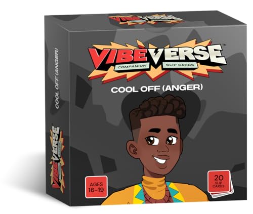 VibeVerse Slip Cards – Portable Daily Inspiration & Reflection Deck for Learning, Mindfulness, and Self-Discovery – Boost Memory, Focus, and Positive Thinking (Cool Off Anger)