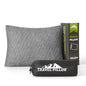 Small Shredded Memory Foam Pillow, Camping Pillow Travel Pillow - Compressible Medium Firm, Breathable Cover, Ideal Backpacking Hiking, Airplane and Car - color: Grey, size: S-16 X 12 Inch