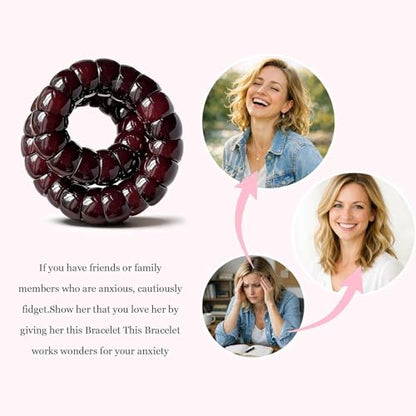 72ore Bodhi Bracelet Fidget Bracelet for Women Natural Bodhi Seed Bracelets Stretch Protection Healing Jewelry Anxiety Relief Items - color: A3:bodhi bracelet
