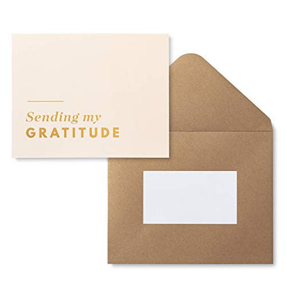A Year of Gratitude Card Kit by Compendium - A Gratitude Note Card Kit to Inspire 52 Weeks of Giving Thanks - color: Green & Cream: A Year of Gratitude