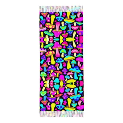 Supdreamc Cashmere Feel Scarf Soft Women Warm Cozy Scarves Multiple Colors - color: Picture (162)