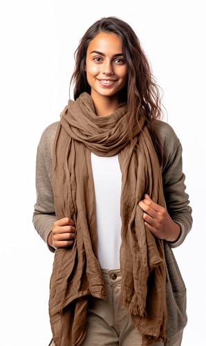 Shawl Wraps For Women With Gift Box | Pashmina Scarf For Evening Dress Wedding Bridesmaid | Cotton Large Scarves