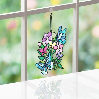 Lovepop Everyday Suncatcher Card for Her and Him - 3D Greeting Cards for Boys, Girls, Men, Women - Joy Takes Flight Butterfly - 5" x 7" Card - Blank Notecard & Envelope Included - color: Joy Takes Flight Butterfly Suncatcher Card