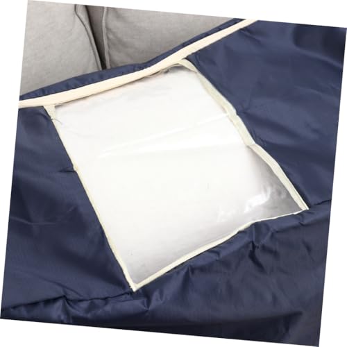 SOLUSTRE Extra Large Quilt Storage Bag Oxford Luggage Bag Washable Home Storage Organizer Organizer Clothing Container Case
