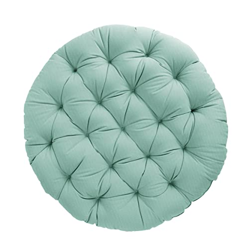 Mozaic Home Ice Mint 48 in x 48 in x 4 in Papasan Cushion - color: Ice Mint, size: 48 in x 48 in x 4 in