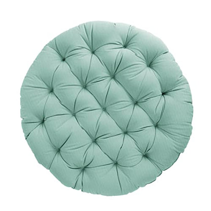 Mozaic Home Ice Mint 48 in x 48 in x 4 in Papasan Cushion - color: Ice Mint, size: 48 in x 48 in x 4 in