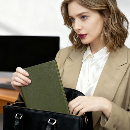 A5 Lined Journal Notebook for Women 160 Pages PU Leather Journaling for Writing - color: 1pack-Dark Brown