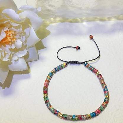 Chakra Bracelets for Women, Healing Crystals Stones Bracelet, 7 Chakras Spiritual Crystal Bracelet Bangle, Yoga Meditation Relax for Womens Anxiety, Stress Relief Gifts For Women - color: King stone