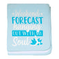 CafePress Meditation Weekend Hanging Out with M Baby Blanket, Super Soft Newborn Swaddle - color: Sky Blue