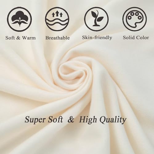 Ciormis Pashmina Scarf for Women, Soft Pashminas Shawls and Wraps for Evening Dresses, Wedding Bride Bridesmaid Shawls Scarf - color: C# Cream