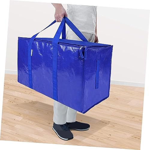 Mobestech Large Capacity Storage Bag for Bedding Organizer Pouch Multi Purpose Travel and Gym Tote for Clothes and Quilts