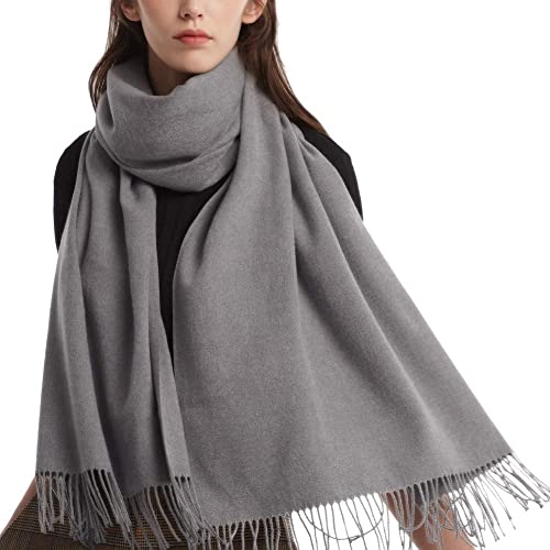 FURTALK Pashmina Shawl Wraps for Women Evening Dresses Blanket Scarves Fashion Scarf Wedding Gifts - color: Lightgrey