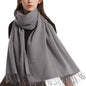 FURTALK Pashmina Shawl Wraps for Women Evening Dresses Blanket Scarves Fashion Scarf Wedding Gifts - color: Lightgrey