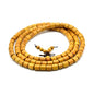 Zen Dear Natural Golden Sandalwood Mexican Bocote Mala Prayer Bead Bracelet Link Wrist Necklace Mala Beads - style: 8mm 108 beads Barrel