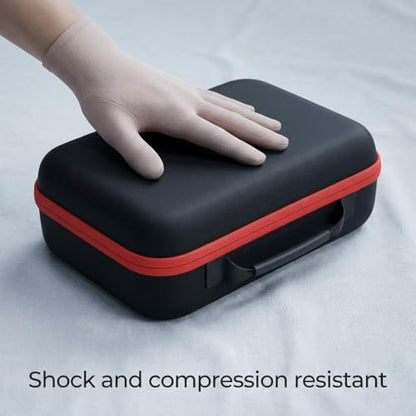 QWORK Compact Tool Storage Case 33×22.5×9cm – Shock‑Resistant Portable Organizer for Small Tools, Accessories & Sharpeners
