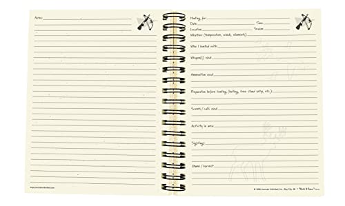 Write it Down series by Journals Unlimited, Guided Journal, Hunting, The Hunter's Journal, Full-size 7.5"x 9", Kraft Hard Cover, Made in USA