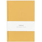 Blank Journal: CREATE (Ochre Yellow, Linen) | Layflat Notebook | Dotted Journal | Bullet Journal Notebook | Gifts for Women and Men - color: Ochre - CREATE