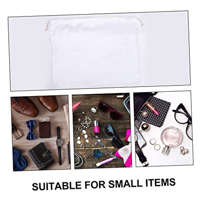 Holibanna 2pcs Drawstring Storage Bag Household Bundle Capacity for Clothes and Quilts Space-saving Organizer for Home and Travel